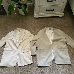H&M Blazer Bundle: Cream and Sage